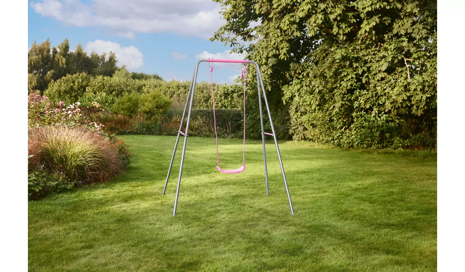 Chad Valley Kids Garden Swing - Pink