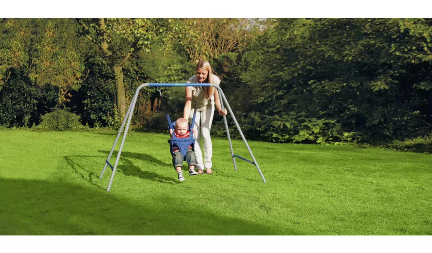 Chad Valley Toddler Garden Swing - Blue