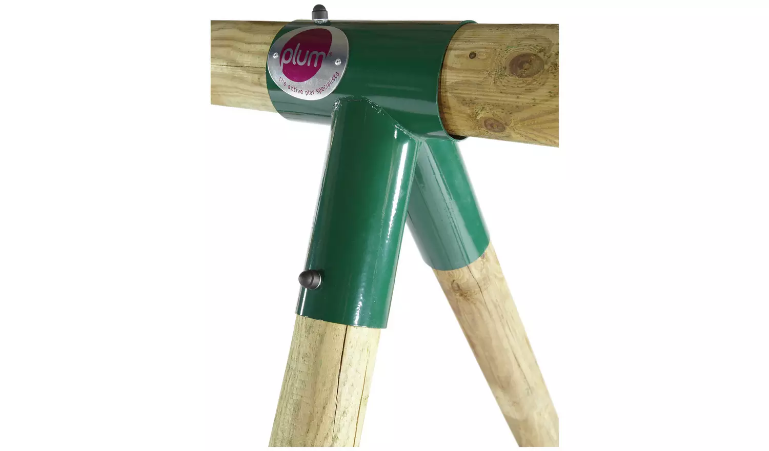 Plum Gibbon Wooden Garden Swing Set.