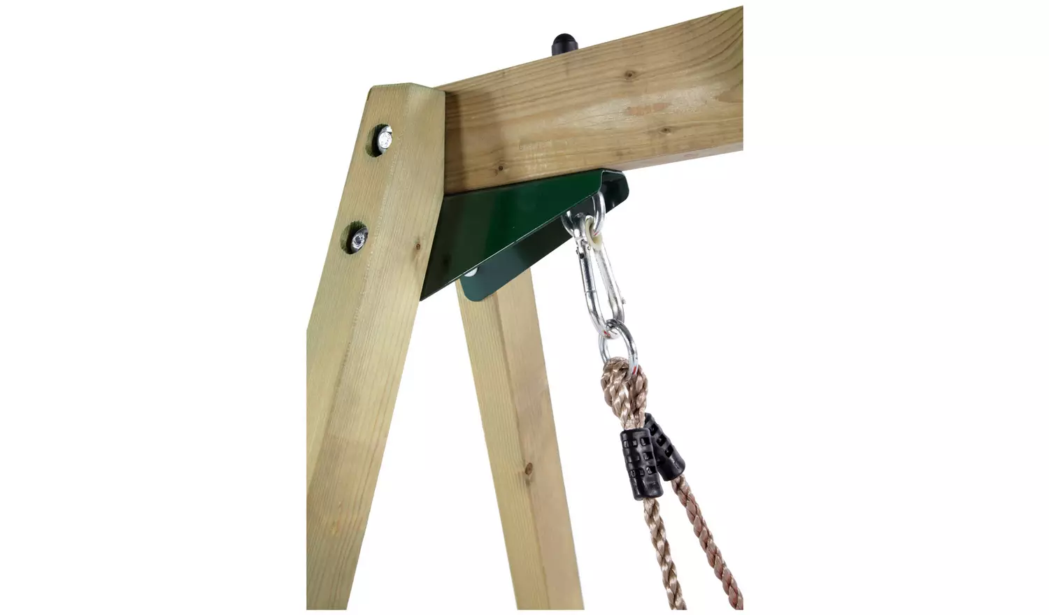 Plum Wooden Single Swing Set