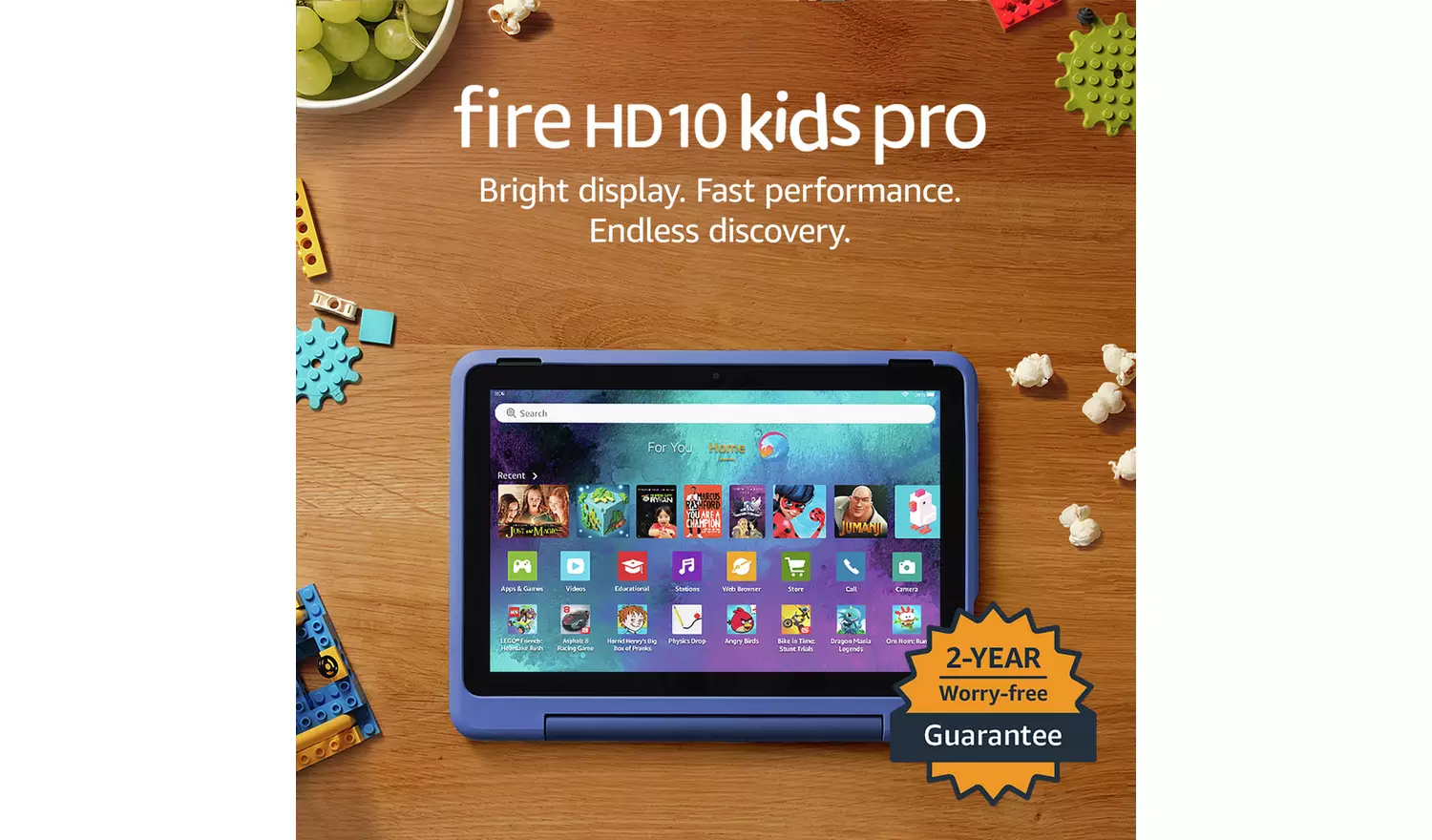 Amazon Fire HD 10 Kids Pro Tablet for 6-12, 10.1in 32GB