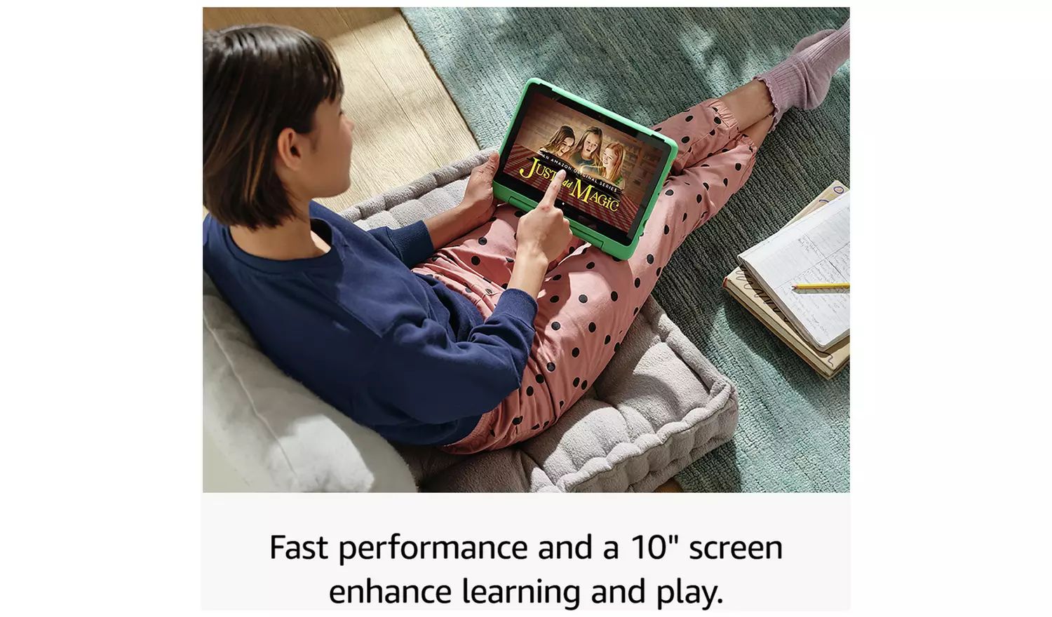 Amazon Fire HD 10 Kids Pro Tablet for 6-12, 10.1in 32GB