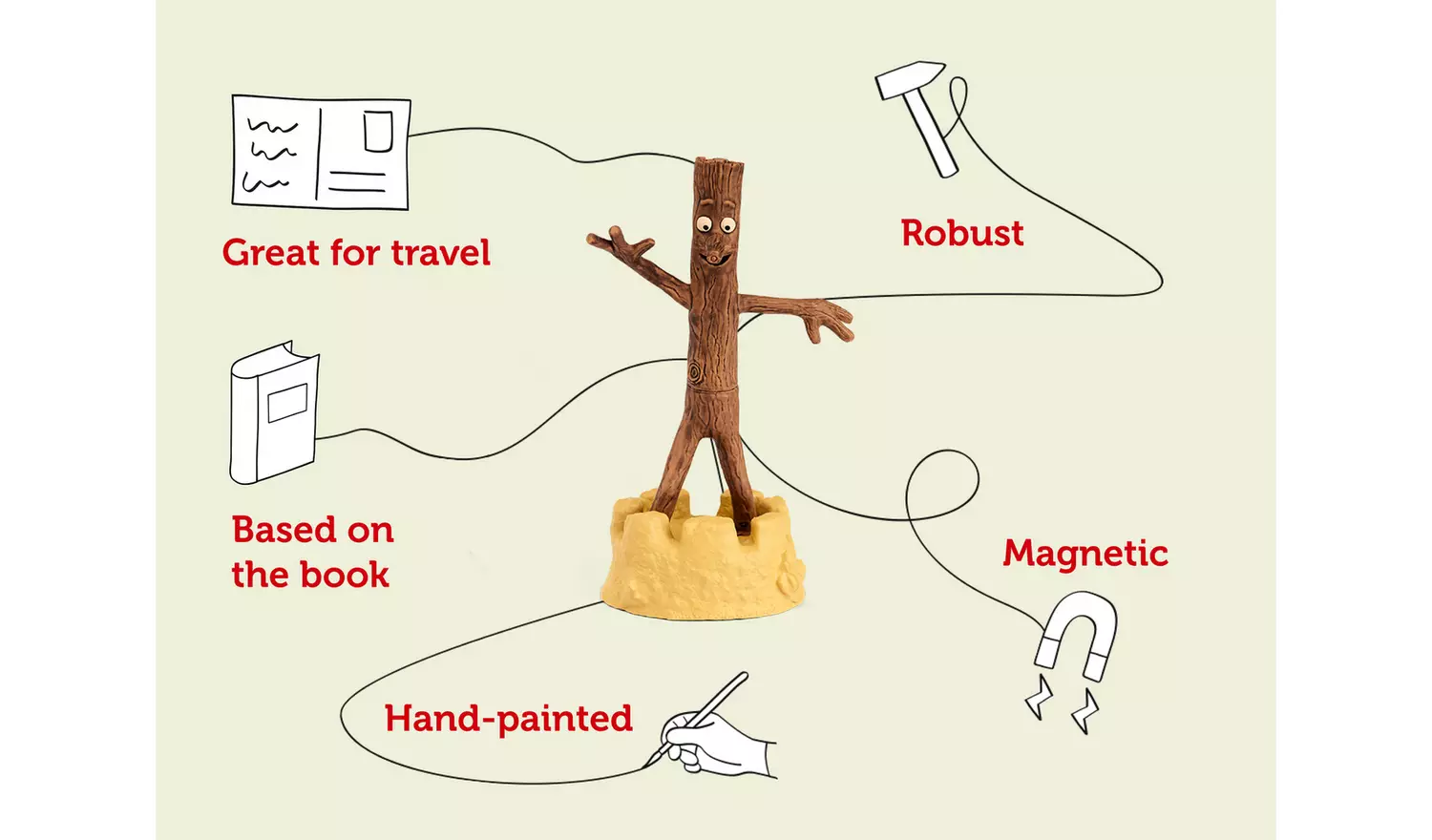 tonies Julia Donaldson Stick Man Audio Tonie Character