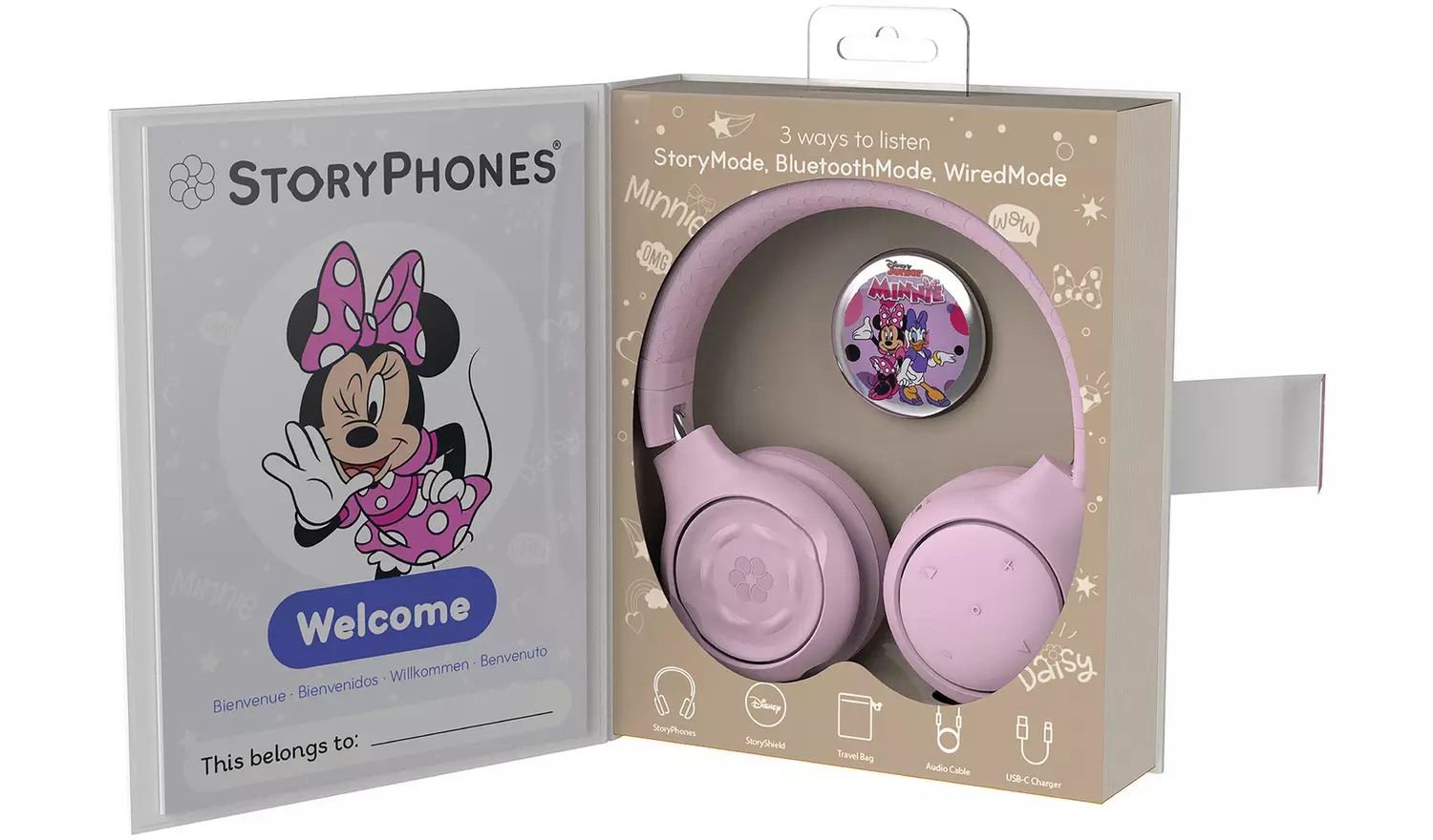 StoryPhones Disney Storyteller Pink