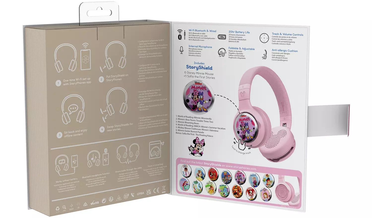 StoryPhones Disney Storyteller Pink