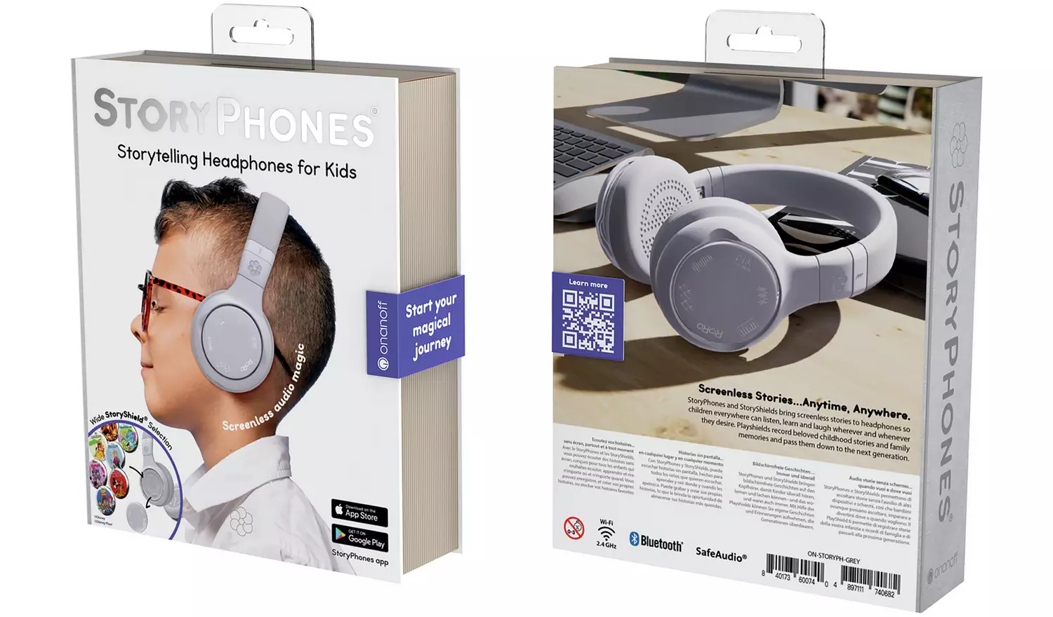 StoryPhones Smart Storyteller Grey