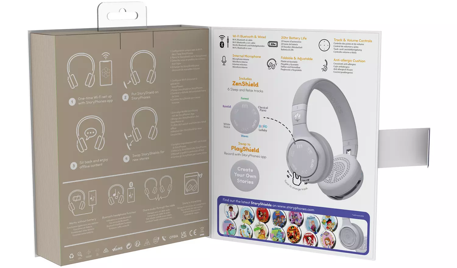 StoryPhones Smart Storyteller Grey