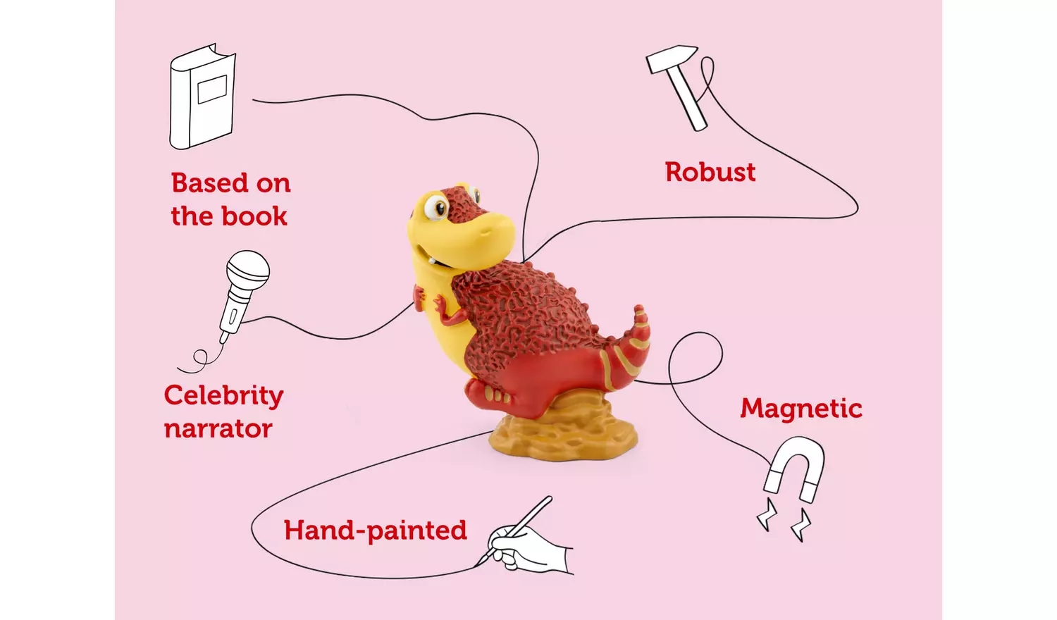 tonies The Dinosaur That Pooped Audio Tonie Character