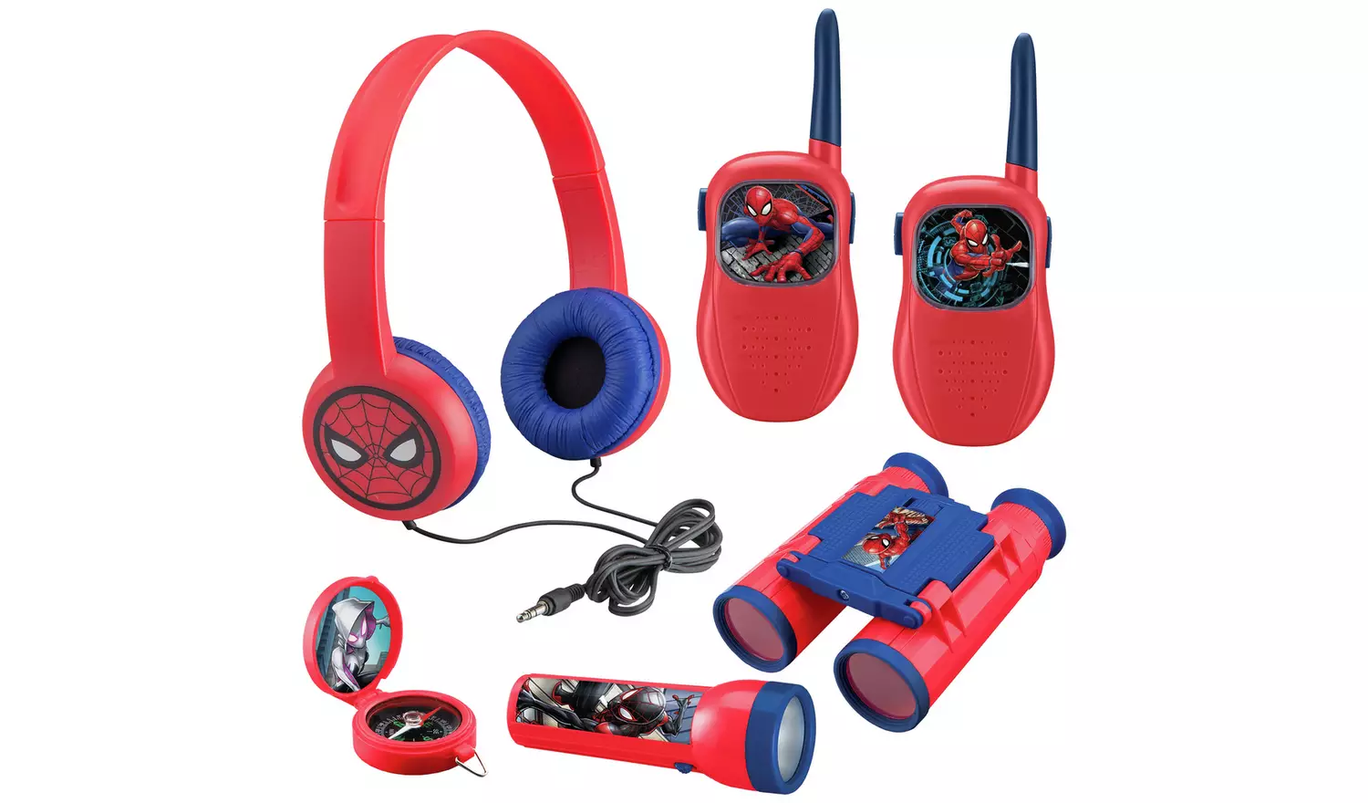 Marvel Spider-Man Three Piece Walkie Talkie Adventure Set
