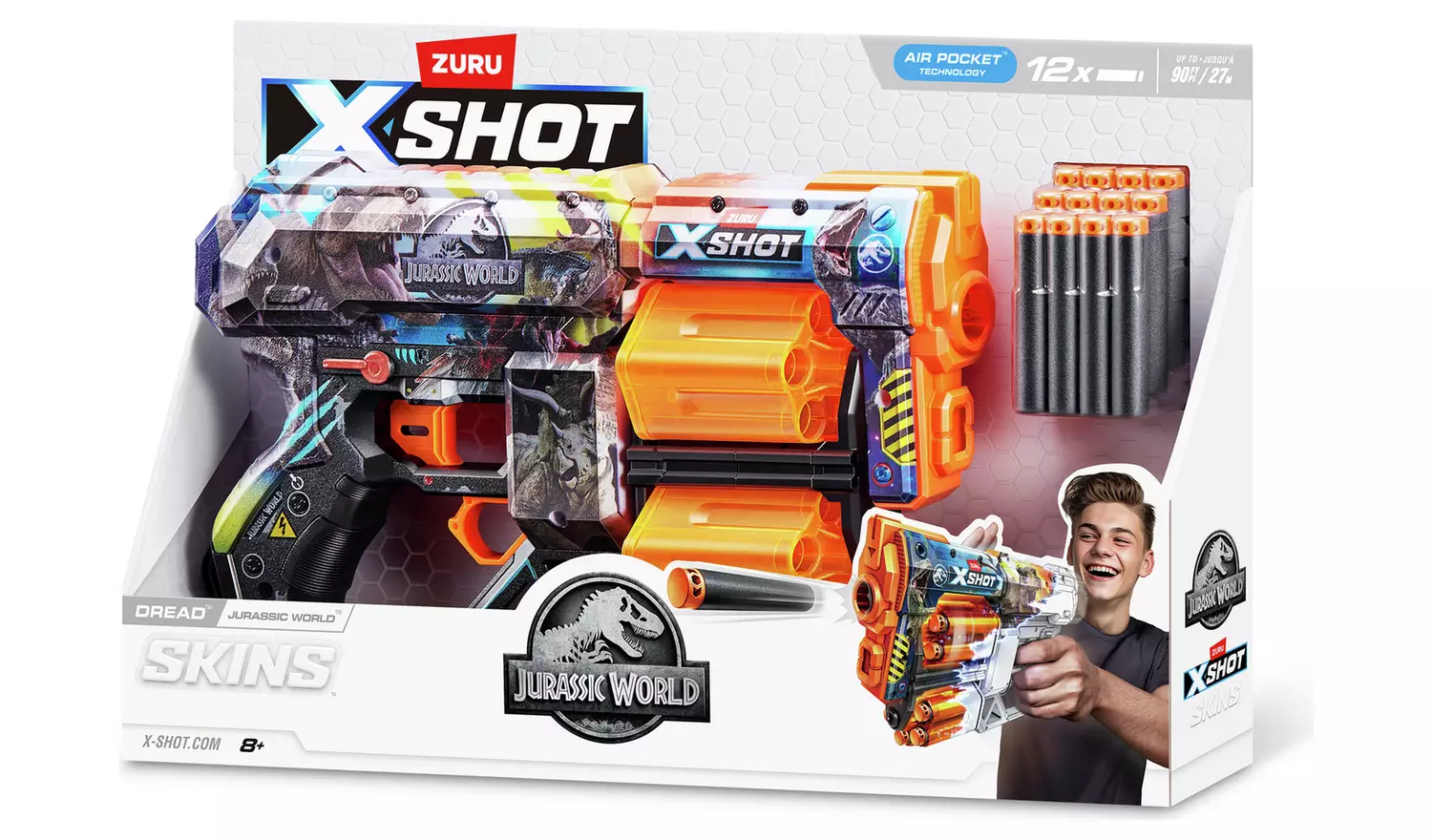 Zuru XSHOT Skins Series 1 Jurassic Dread Blaster