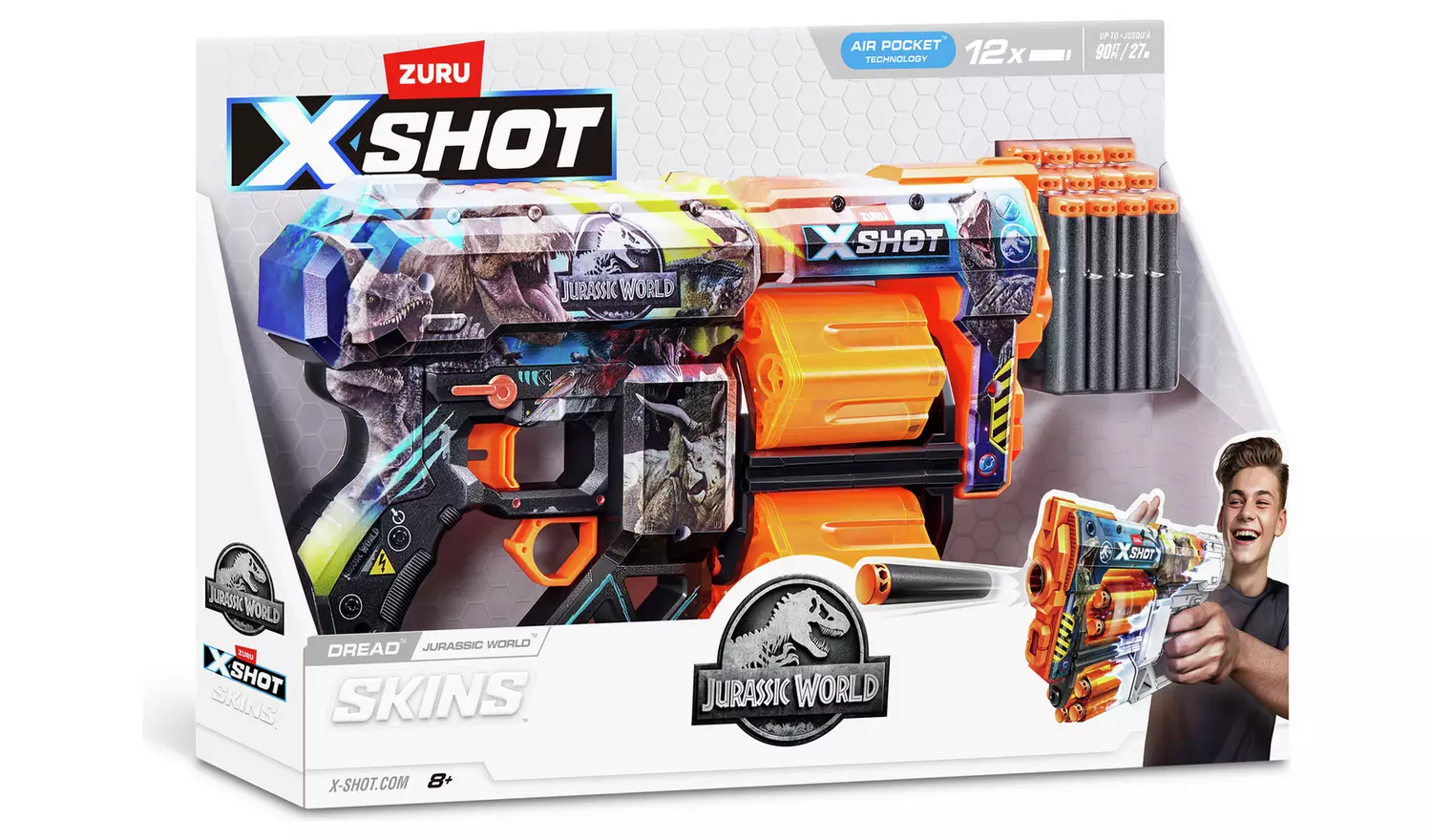 Zuru XSHOT Skins Series 1 Jurassic Dread Blaster