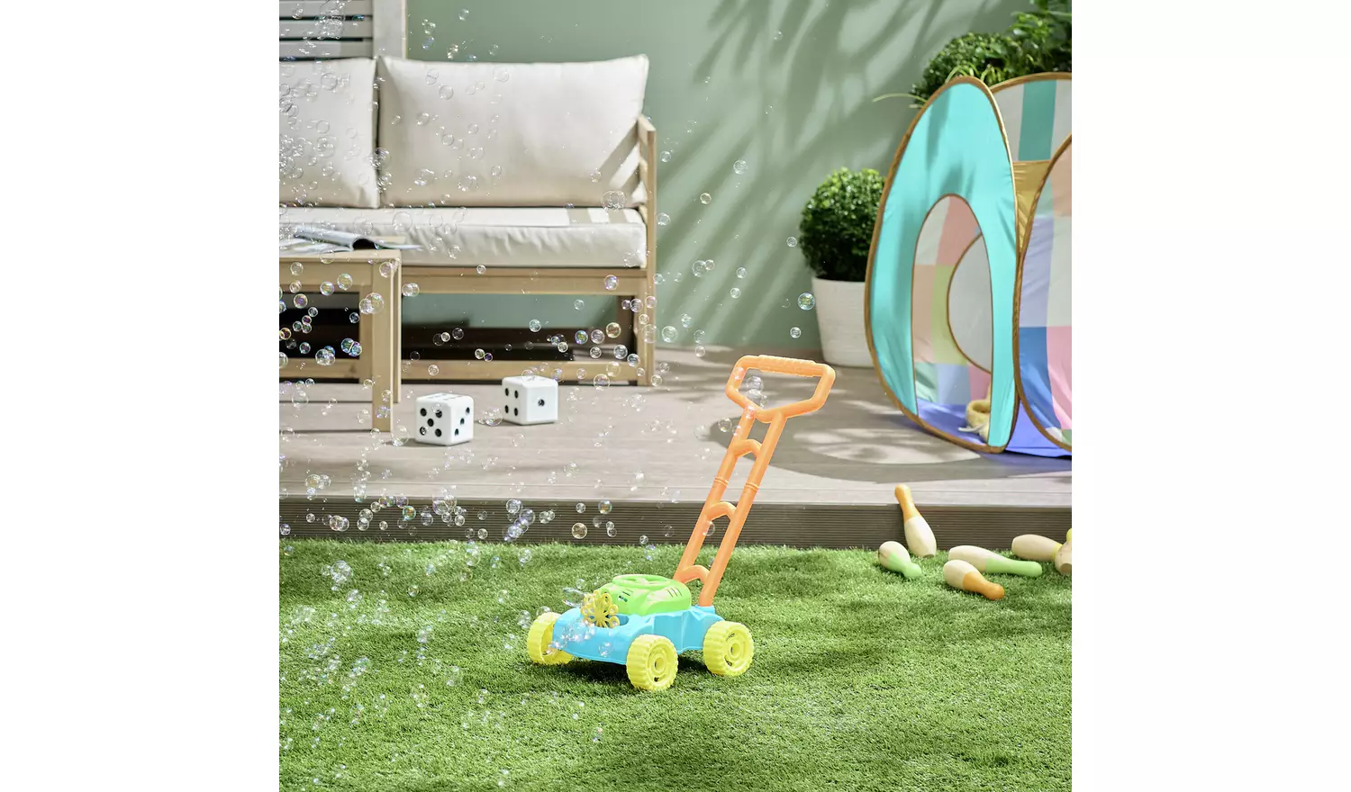 Chad Valley Bubble Lawn Mower