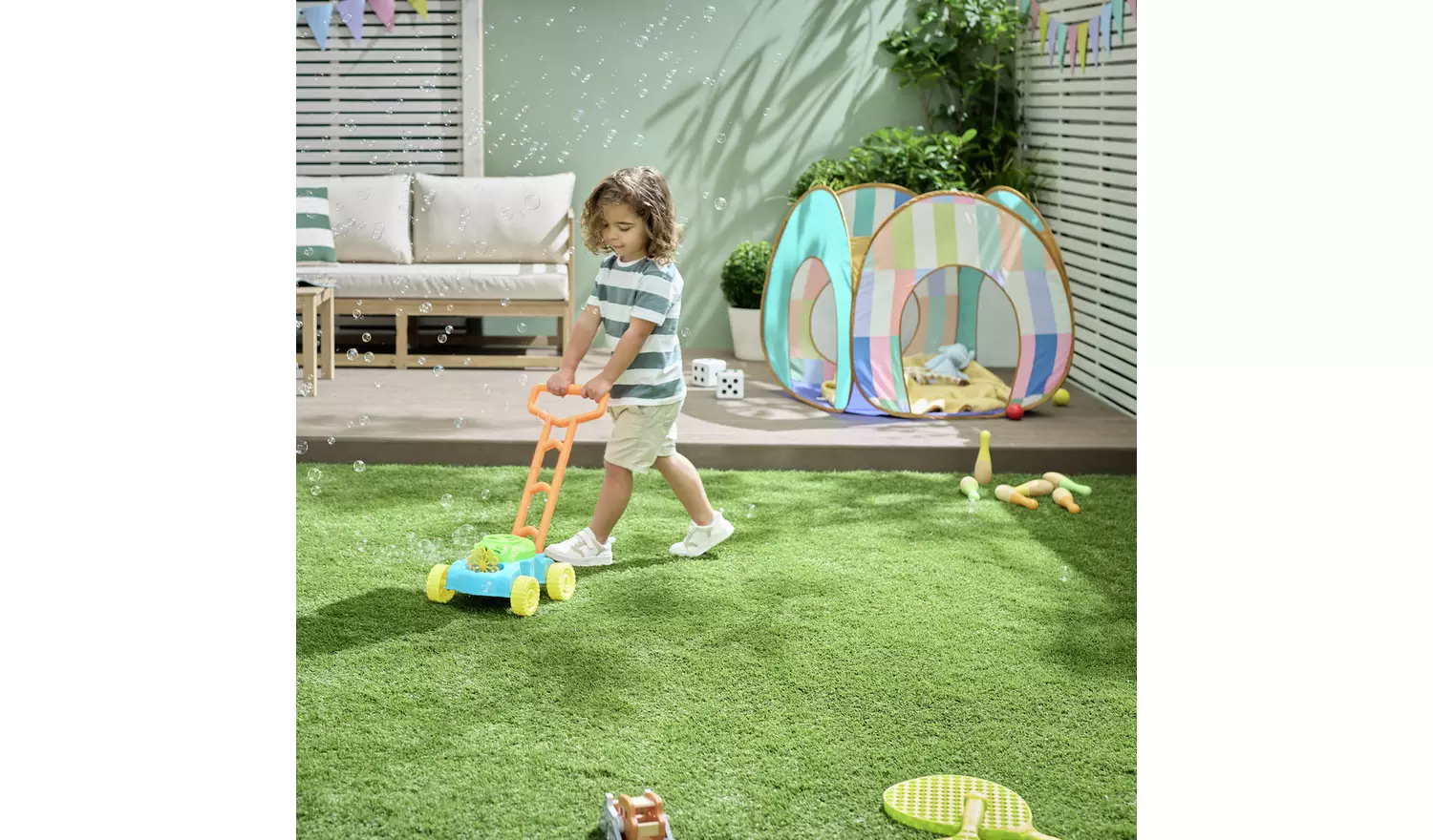 Chad Valley Bubble Lawn Mower