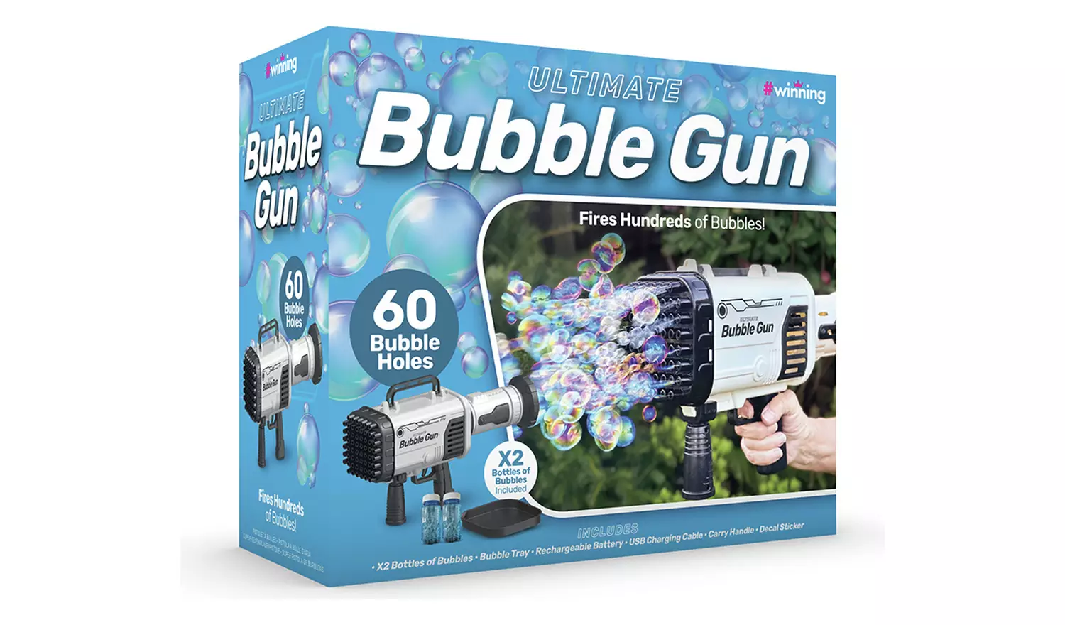 Menkind Ultimate Bubble Gun
