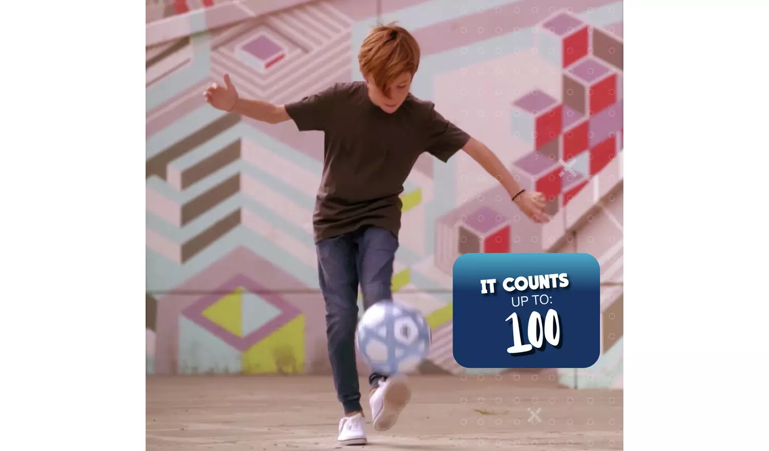 Smart Ball Kick Up Counting Football with Lights and Sounds