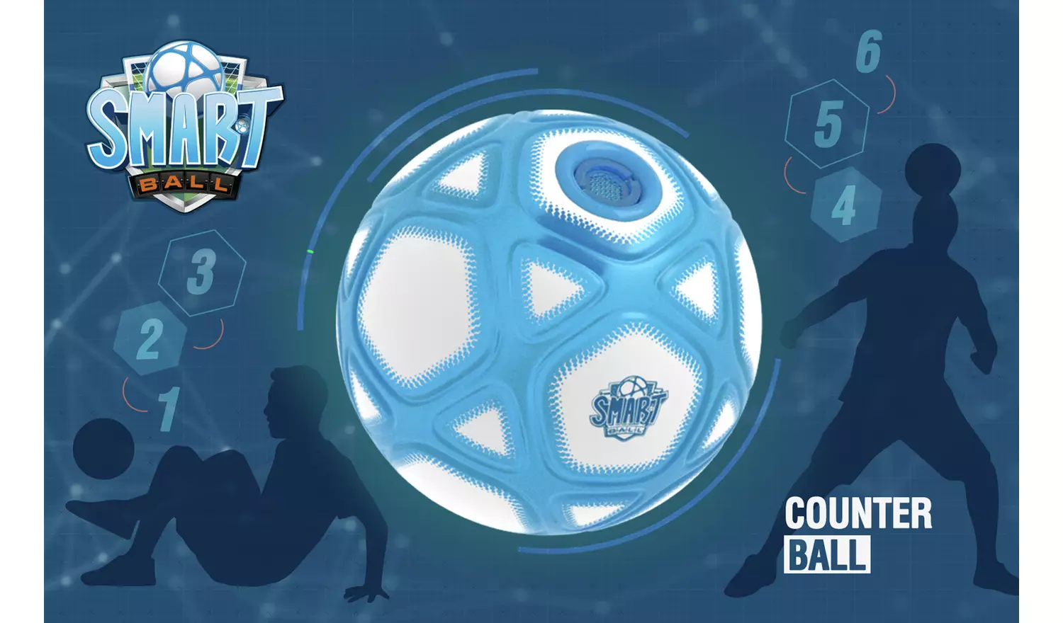 Smart Ball Kick Up Counting Football with Lights and Sounds