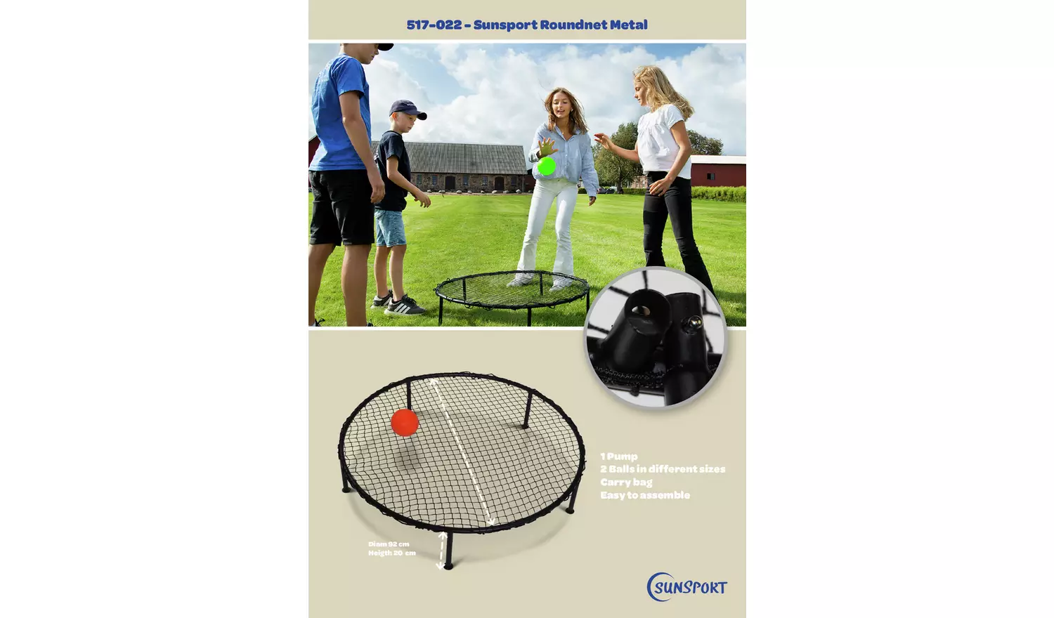 Sunsport Smashit Roundnet Catching Game