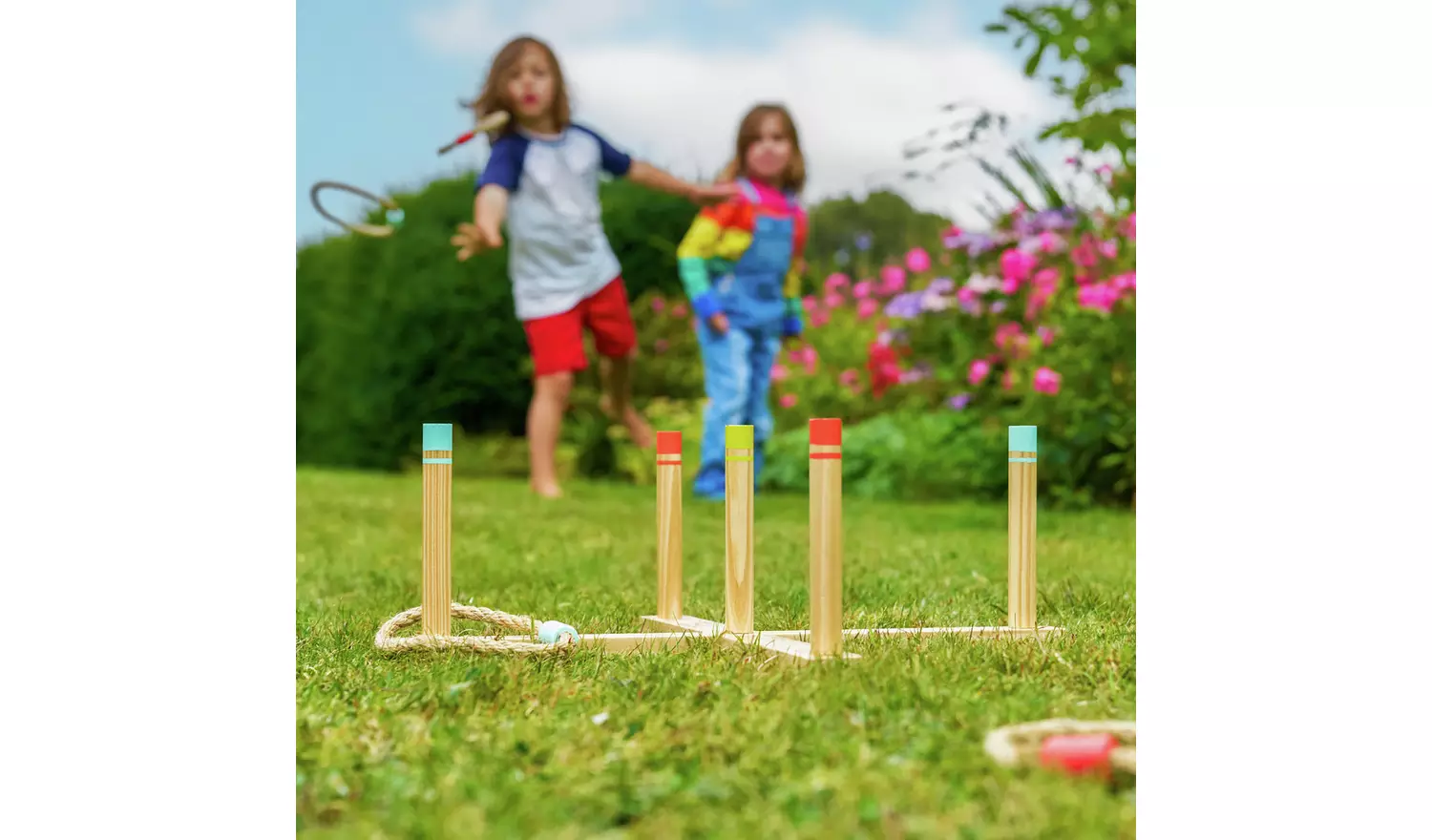 TP Wooden Ring Toss Game