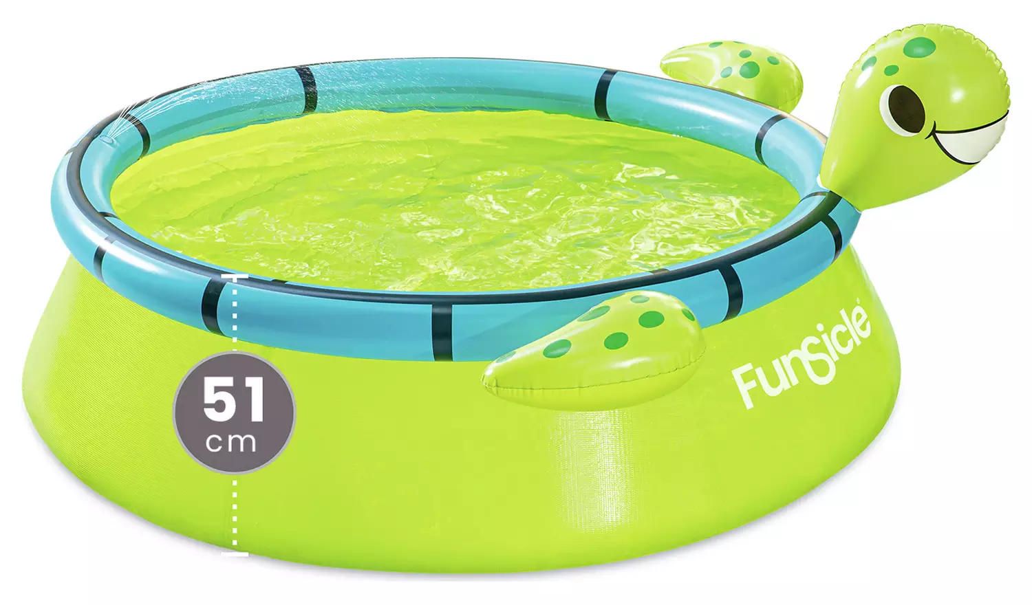 Funsicle Quick Up Turtle Paddling Pool