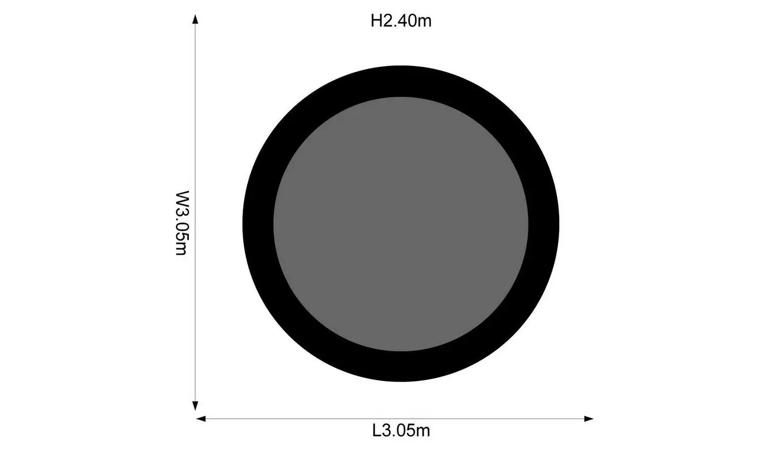 Plum 10ft Space Zone Trampoline with Enclosure
