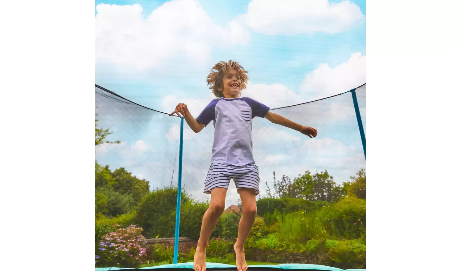 TP Toys 12ft Kids Trampoline With Igloo Door and Enclosure