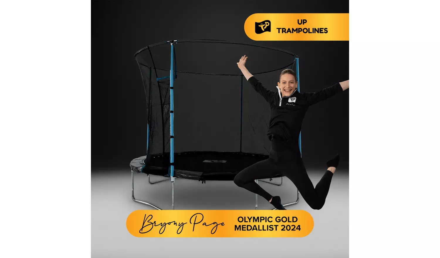 TP Toys 8ft Kids Trampoline With Igloo Door and Enclosure