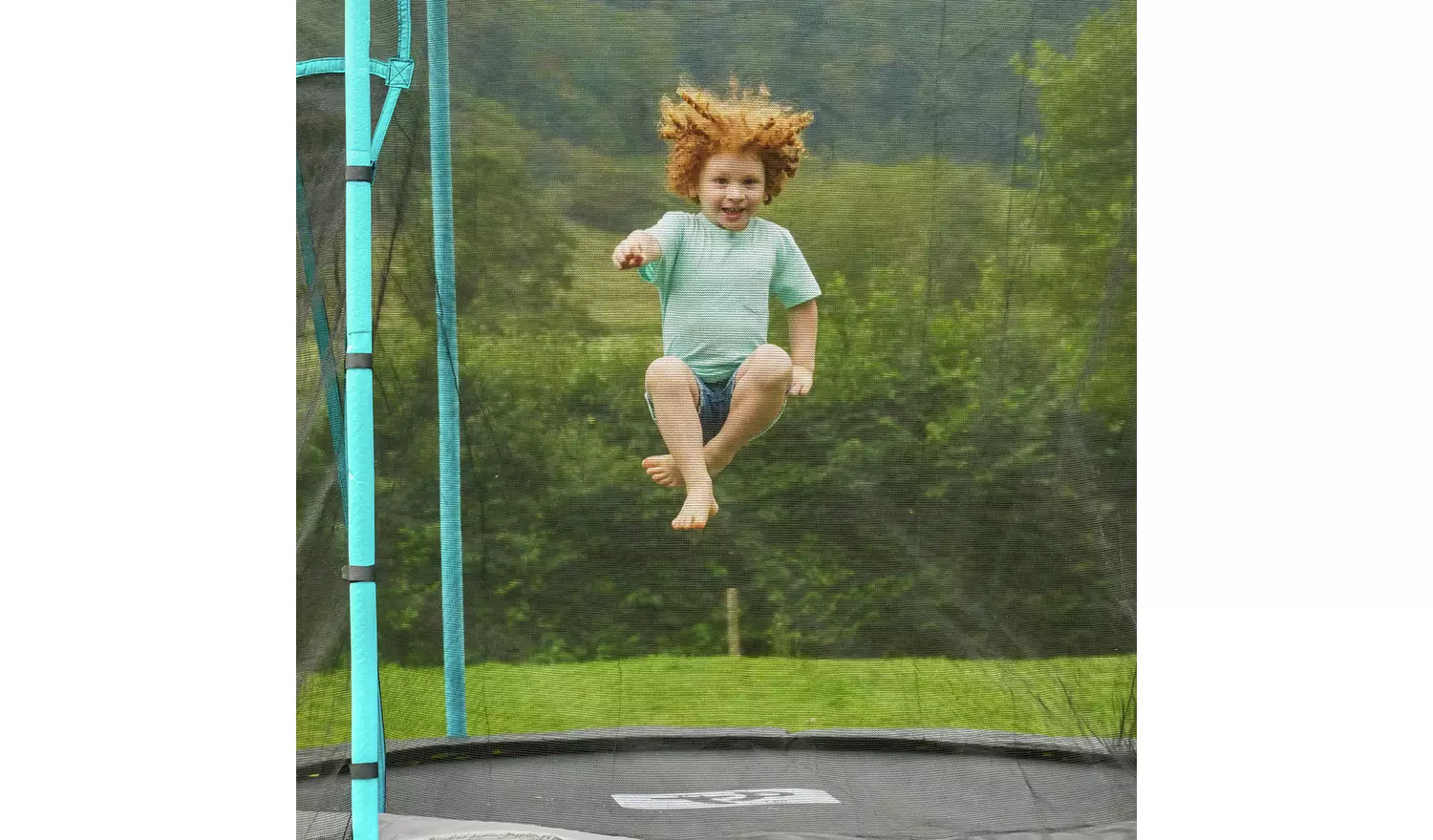 TP Toys 8ft Kids Trampoline With Igloo Door and Enclosure