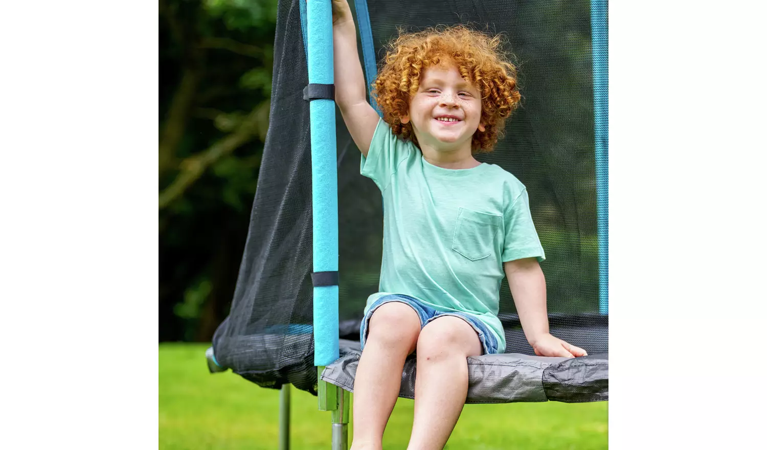 TP Toys 8ft Kids Trampoline With Igloo Door and Enclosure