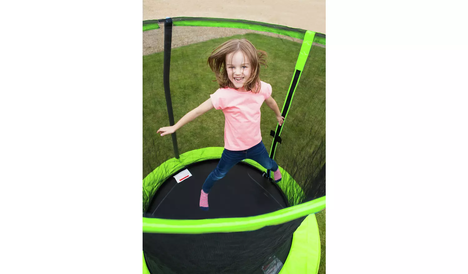Chad Valley 6ft Outdoor Kids Trampoline with Enclosure