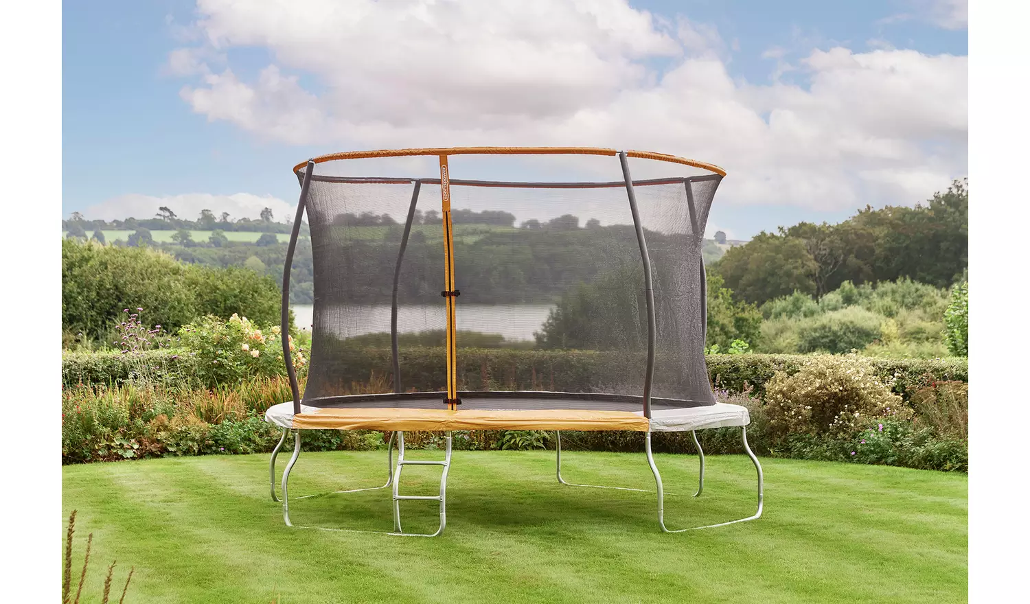 Sportspower 12ft Outdoor Kids Trampoline with Enclosure