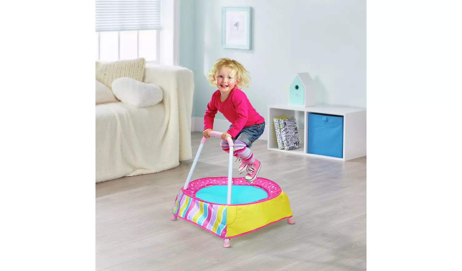 Chad Valley 2Fit Toddler Trampoline – Pink