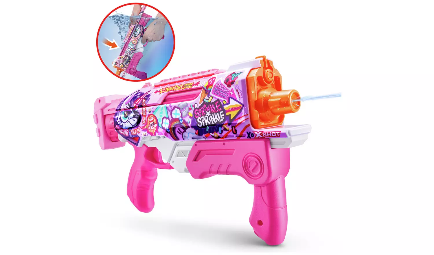 XSHOT Water Fill Hyperload Skins - Pink
