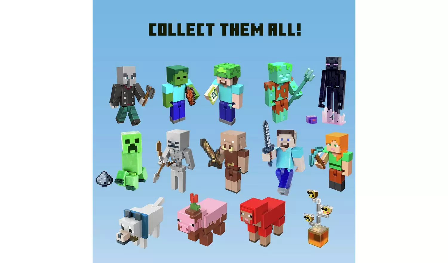 Minecraft Character Figure Assortment