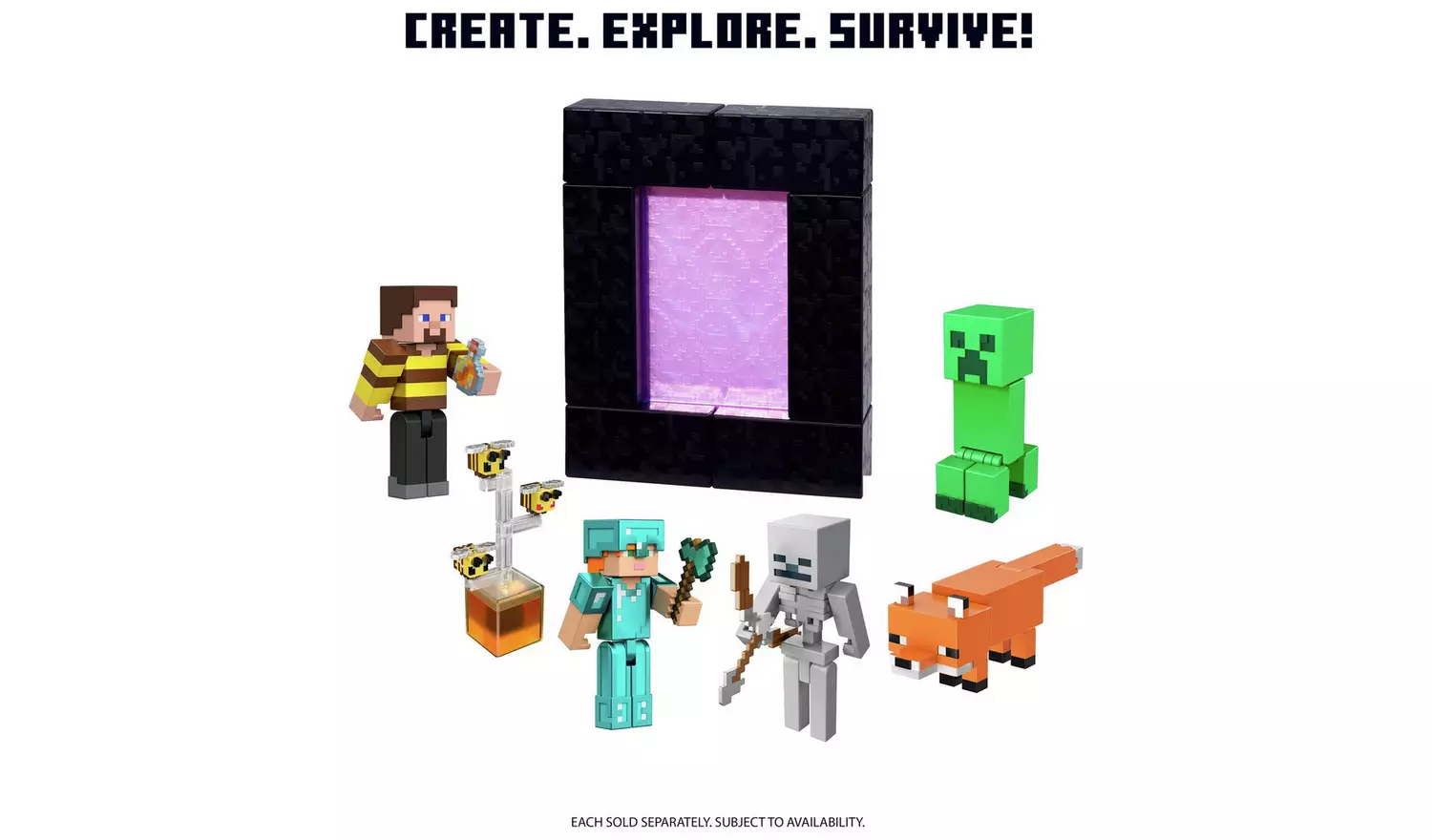 Minecraft Character Figure Assortment
