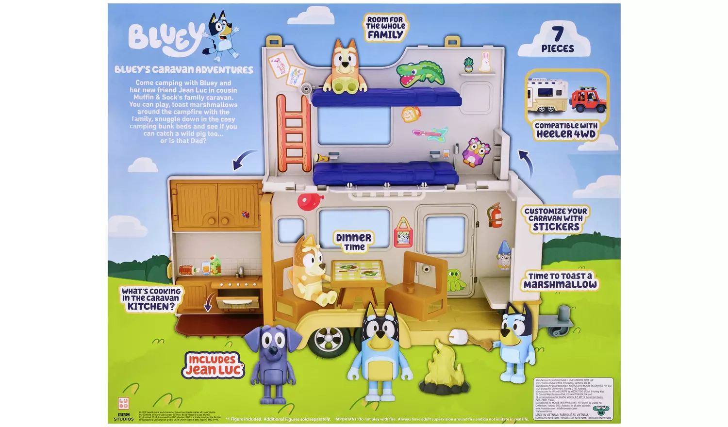 Bluey Campervan Playset