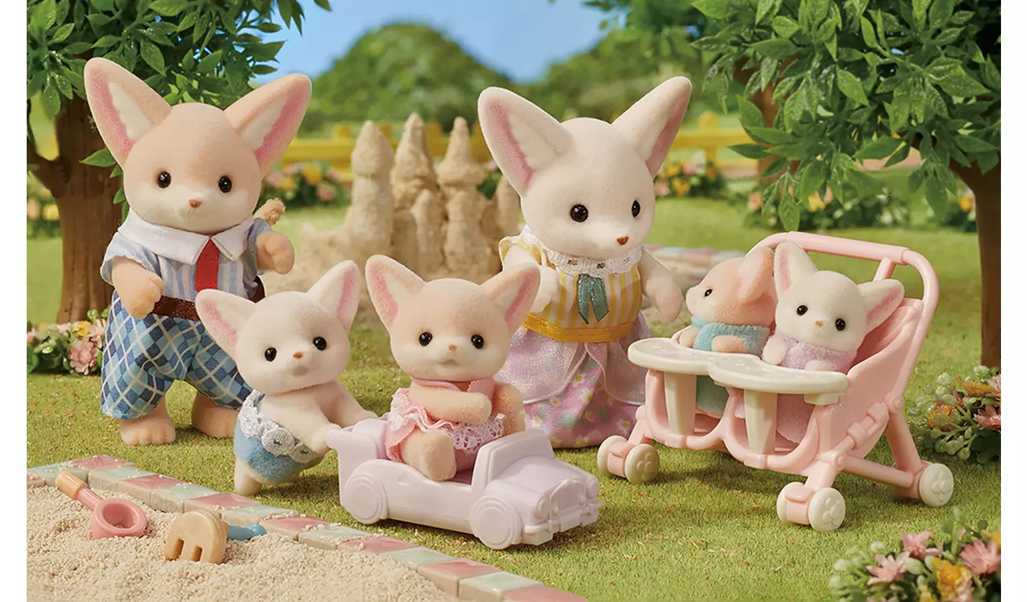 Sylvanian Families Fennec Fox Family