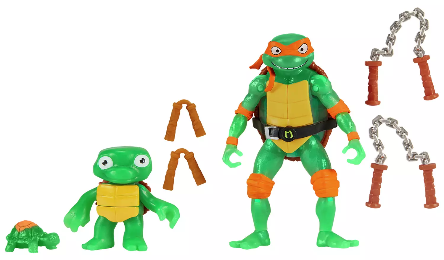 TMNT Michaelangelo Evolution Action Figures- Pack of 3