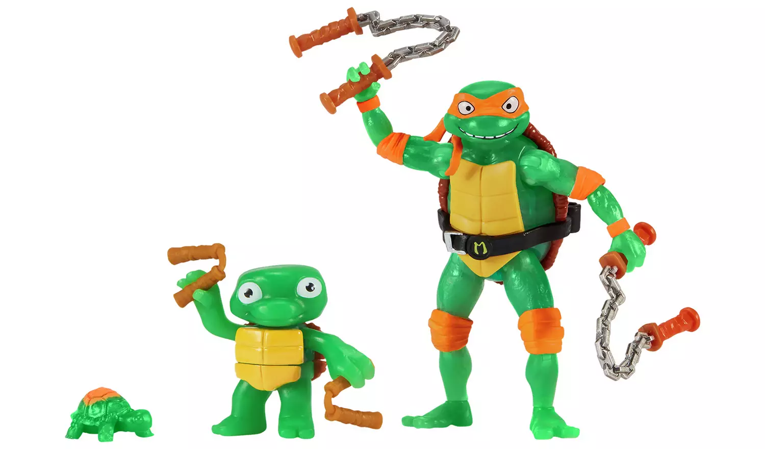 TMNT Michaelangelo Evolution Action Figures- Pack of 3