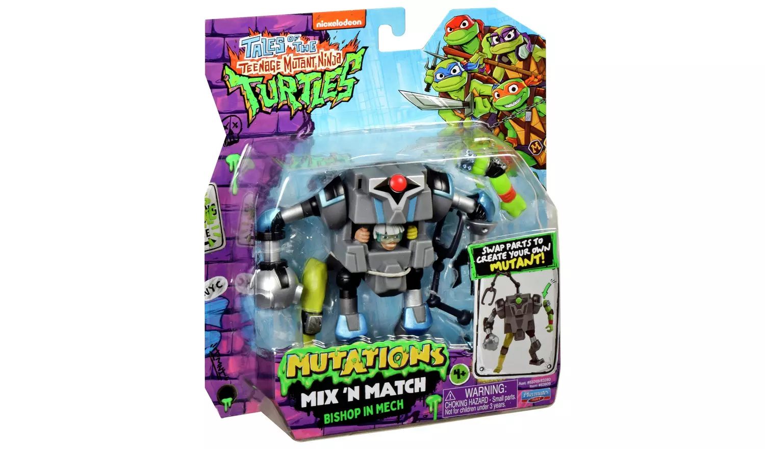 Teenage Mutant Ninja Turtle Mix N Match Mutant Bishop Figure