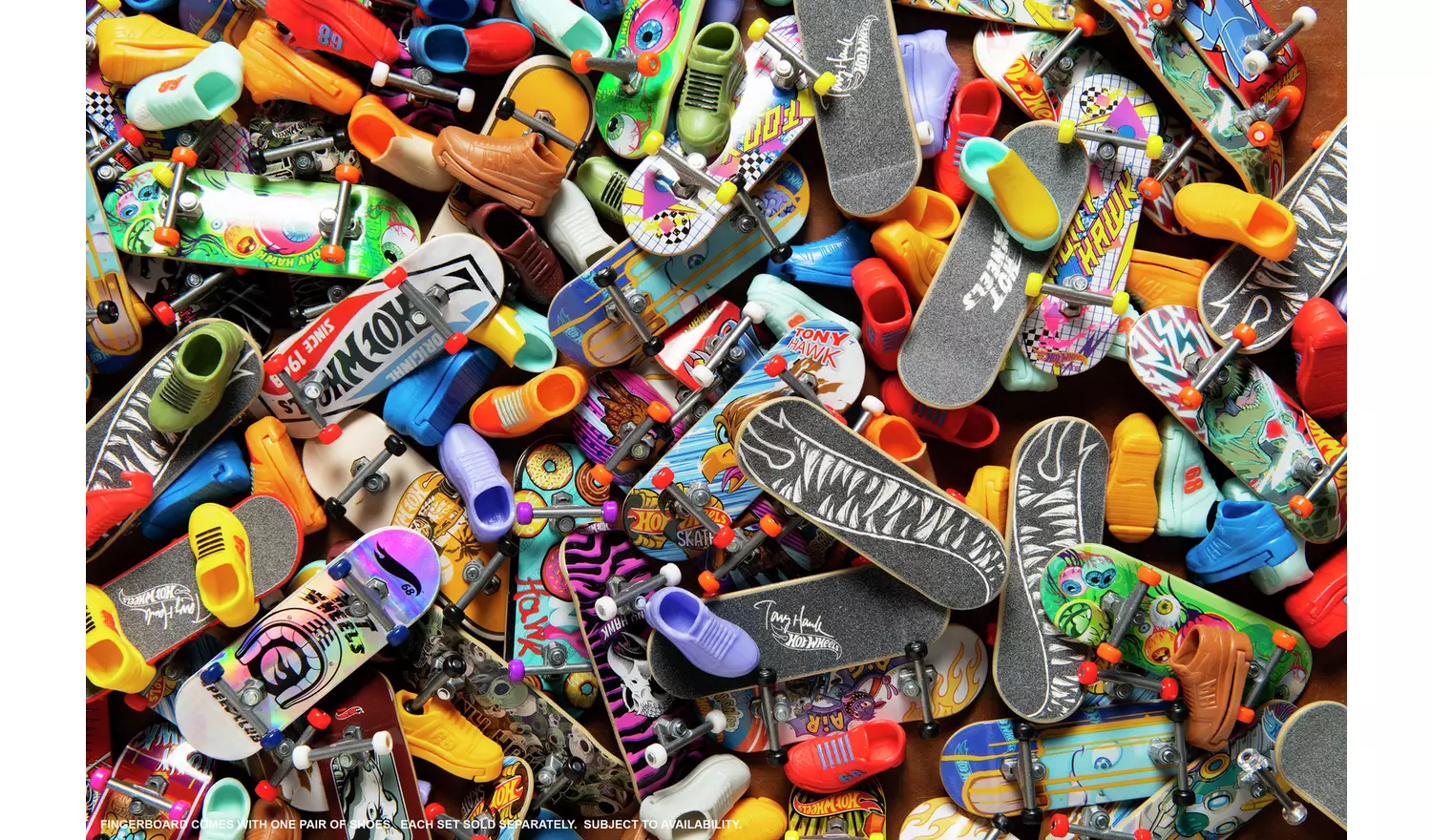 Hot Wheels Skate 4-Pack Fingerboard Assortment