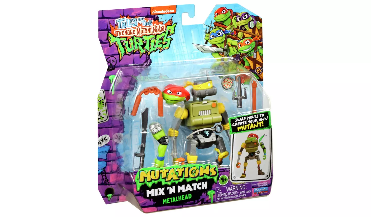 Teenage Mutant Ninja Turtle Mix N Match Leo Metalhead Figure