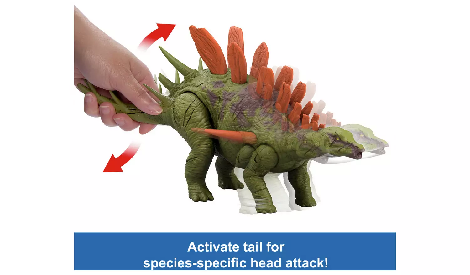 Jurassic World Dinosaur Wild Roar Kentrosaurus Action Figure