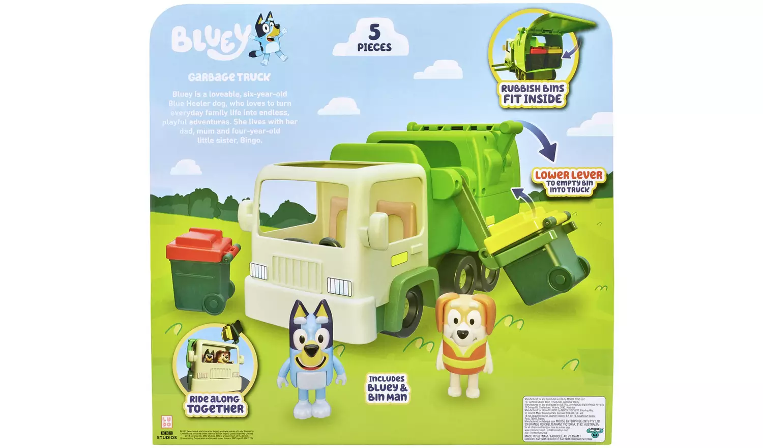 Bluey S6 Garbage Truck