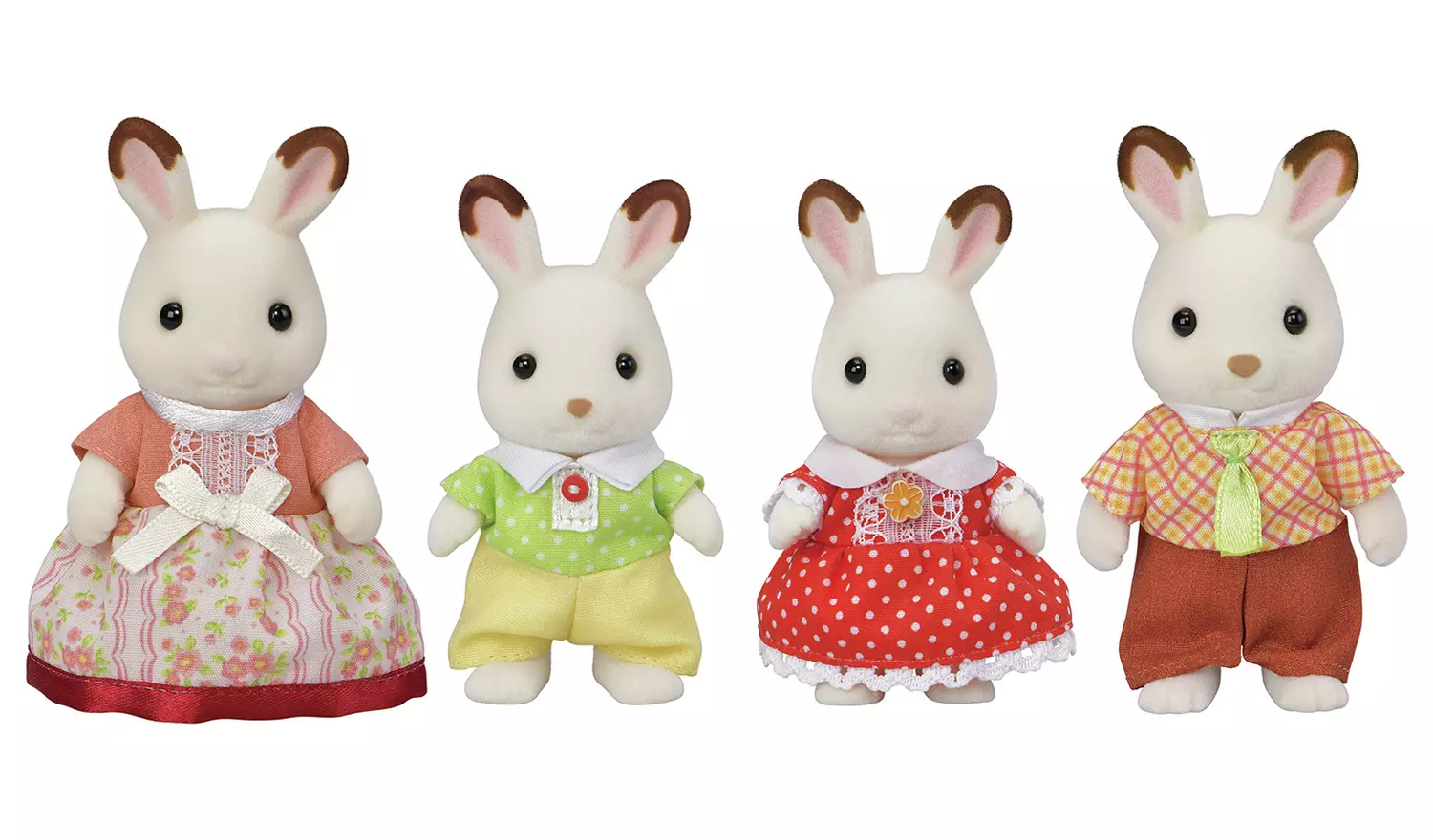 Sylvanian Families Chocolate Rabbit Family Set