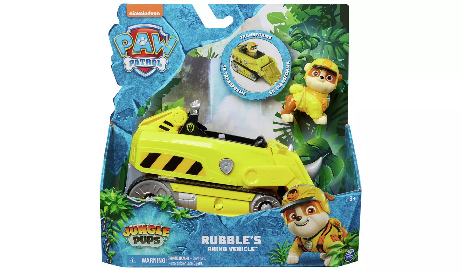 PAW Patrol Jungle Theme Vehicle - Rubble