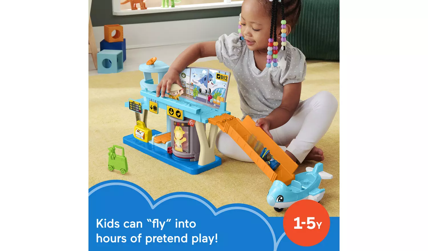Little People Everyday Adventures Airport Playset