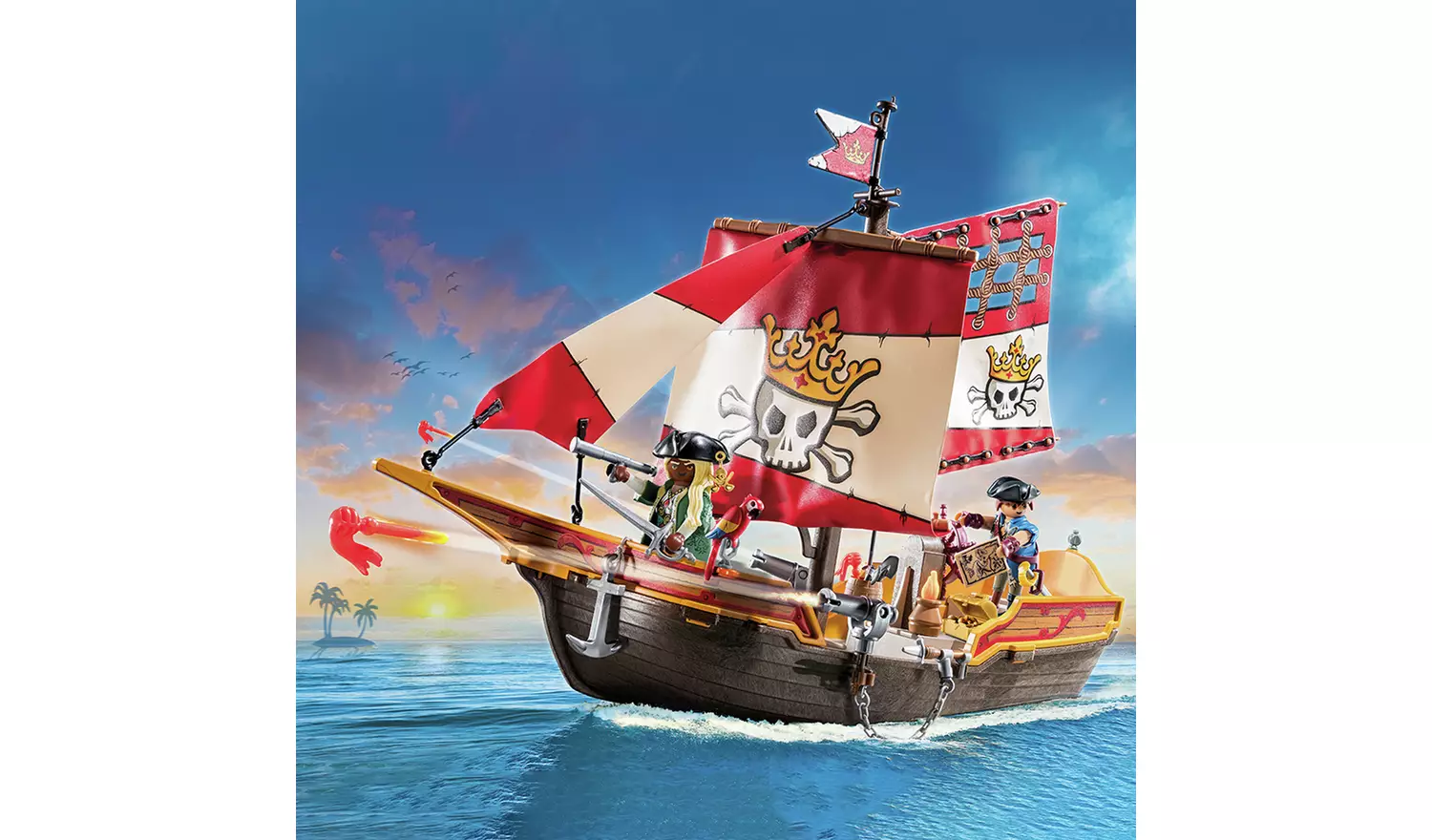 Playmobil Pirates Deeper Pirate Vessel