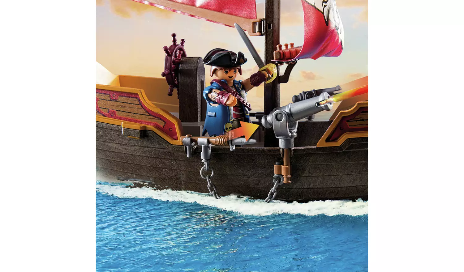 Playmobil Pirates Deeper Pirate Vessel