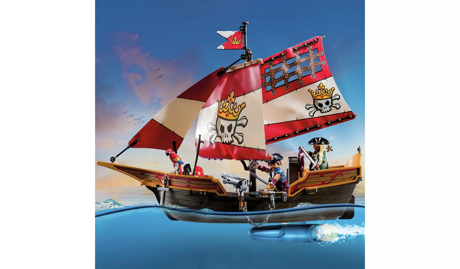 Playmobil Pirates Deeper Pirate Vessel