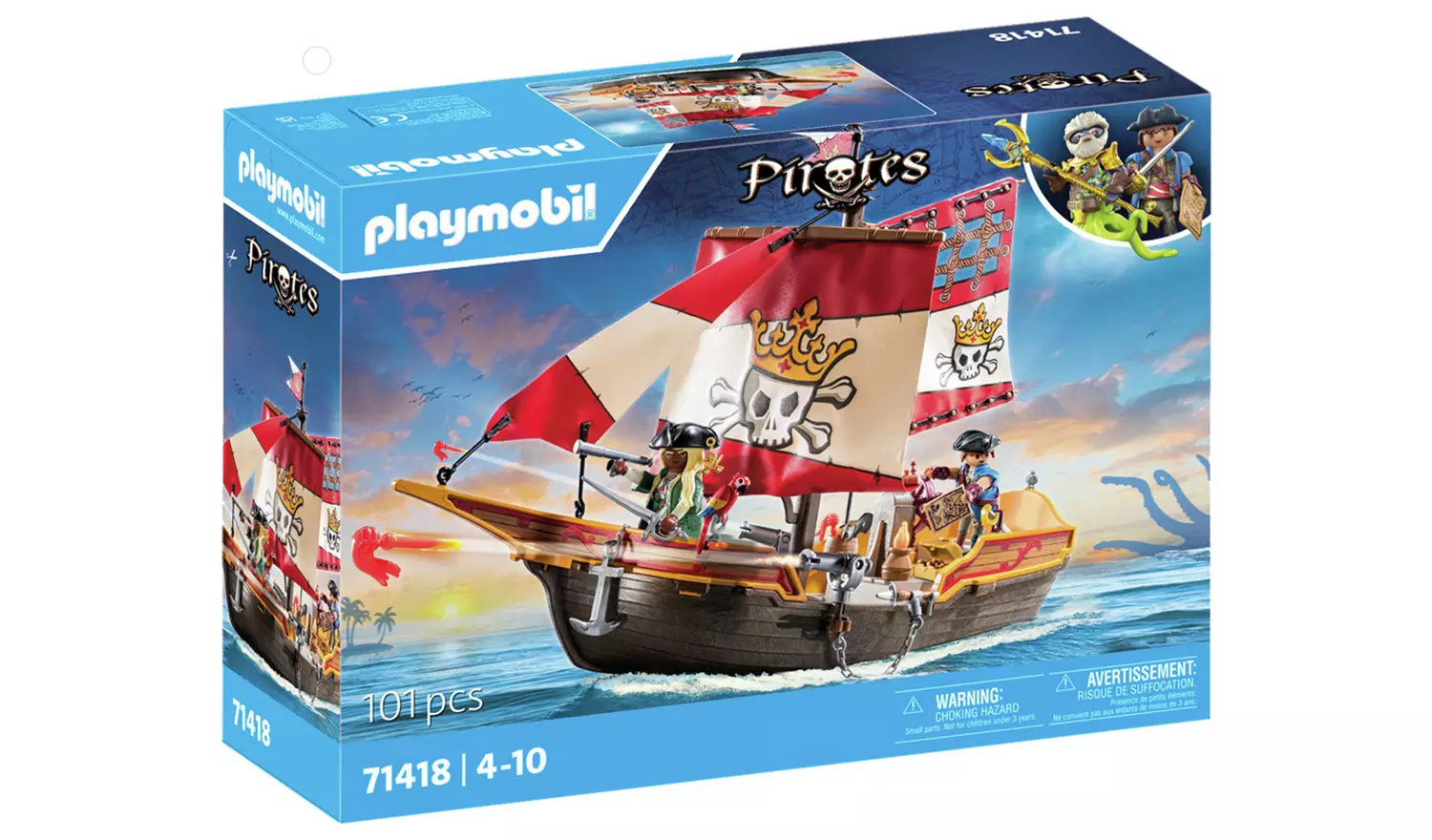 Playmobil Pirates Deeper Pirate Vessel